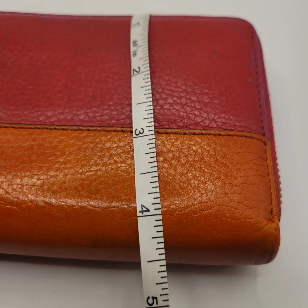 Gucci Red and Orange Leather Wallets - Picture 6 of 6